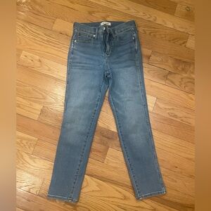 Madewell size 26 mid-rise stovepipe jeans